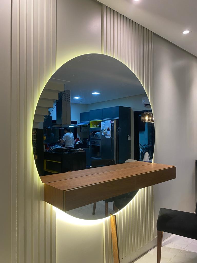 ESPELHO REDONDO COM LED 